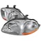 Spec-D Tuning 96-98 Honda Civic Crystal Housing Headlights Chrome, 2LH-CV96-RS 2LH-CV96-RS - alternate 1